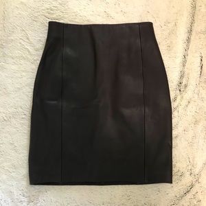 IRO leather skirt